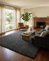 Plush Oasis Collection Area Rug - Serenity (Graphite Gray) Rectangle Graphite Gray  lifestyle 27