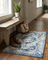 Riviera Elegance Collection Area Rug -  Menton (Blue) Rectangle Blue  lifestyle 20