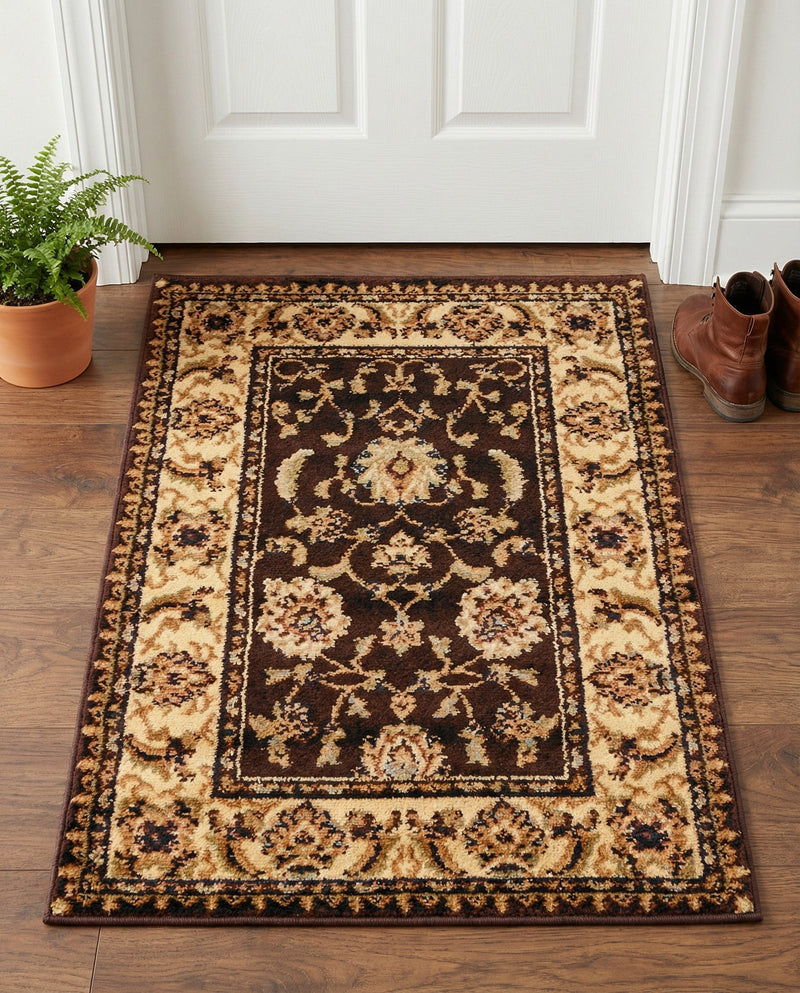 Jaipur Elegance Collection Area Rug -  Nahargarh (Brown) Rectangle Brown  lifestyle 10