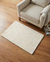 Nordic Loom Geometric Collection Area Rug - Oslo Rectangle Pearl Ivory  lifestyle 24