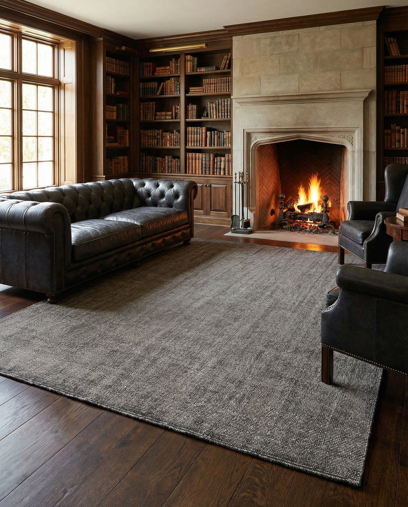 Berkshire Estate Collection Area Rug - Windsor (Earl Grey) Rectangle Earl Grey  lifestyle 8