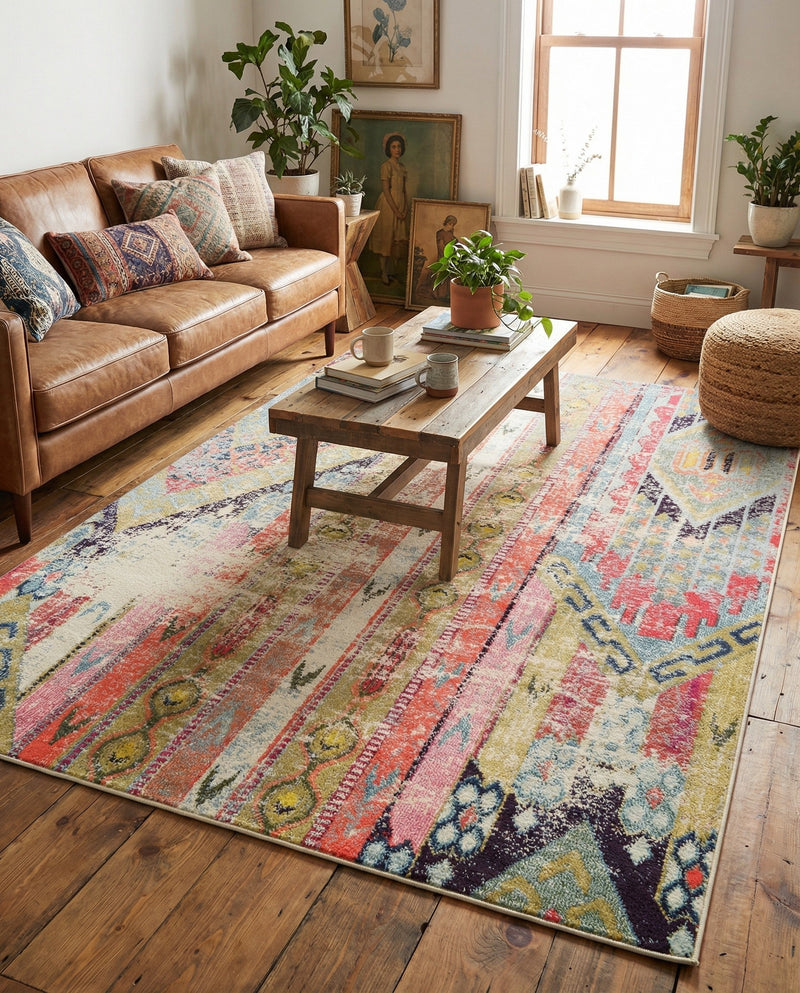 Sedona Vista Collection Area Rug -  Cholla Rectangle Multi  lifestyle 12