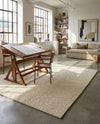 Woolen Sphere Collection Area Rug - Orbsburg (Ivory) Rectangle Ivory  lifestyle 13