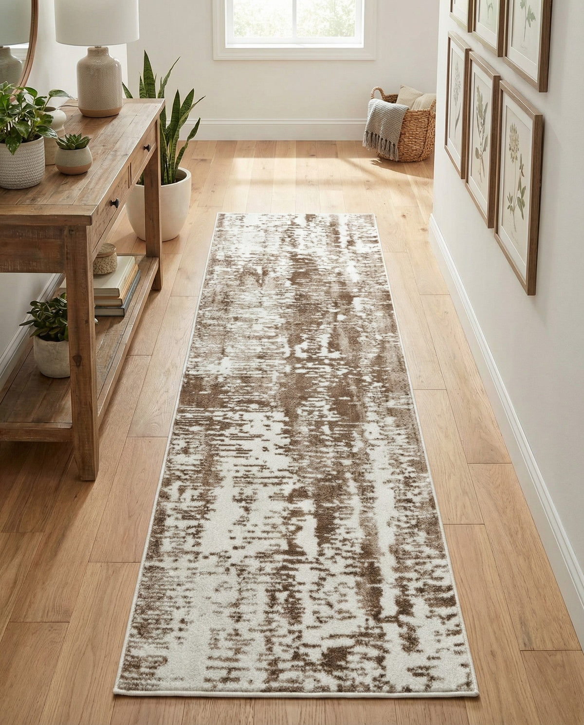 Coastal Haven Collection Area Rug -  Pelican Runner Ivory  lifestyle 130
