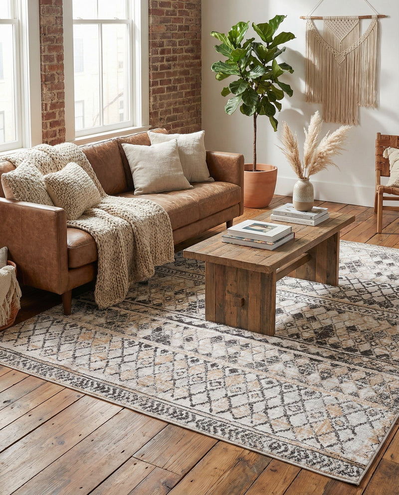 Dresden Elegance Collection Area Rug -  Zittau Rectangle Beige  lifestyle 20