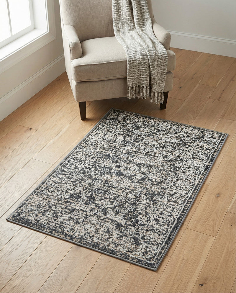 Metro Heights Collection Area Rug -  Astoria Rectangle Navy Blue  lifestyle 16
