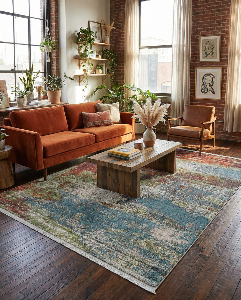 Arcadia Rugs Collection Area Rug -  Avalon Rectangle Multi  lifestyle 27