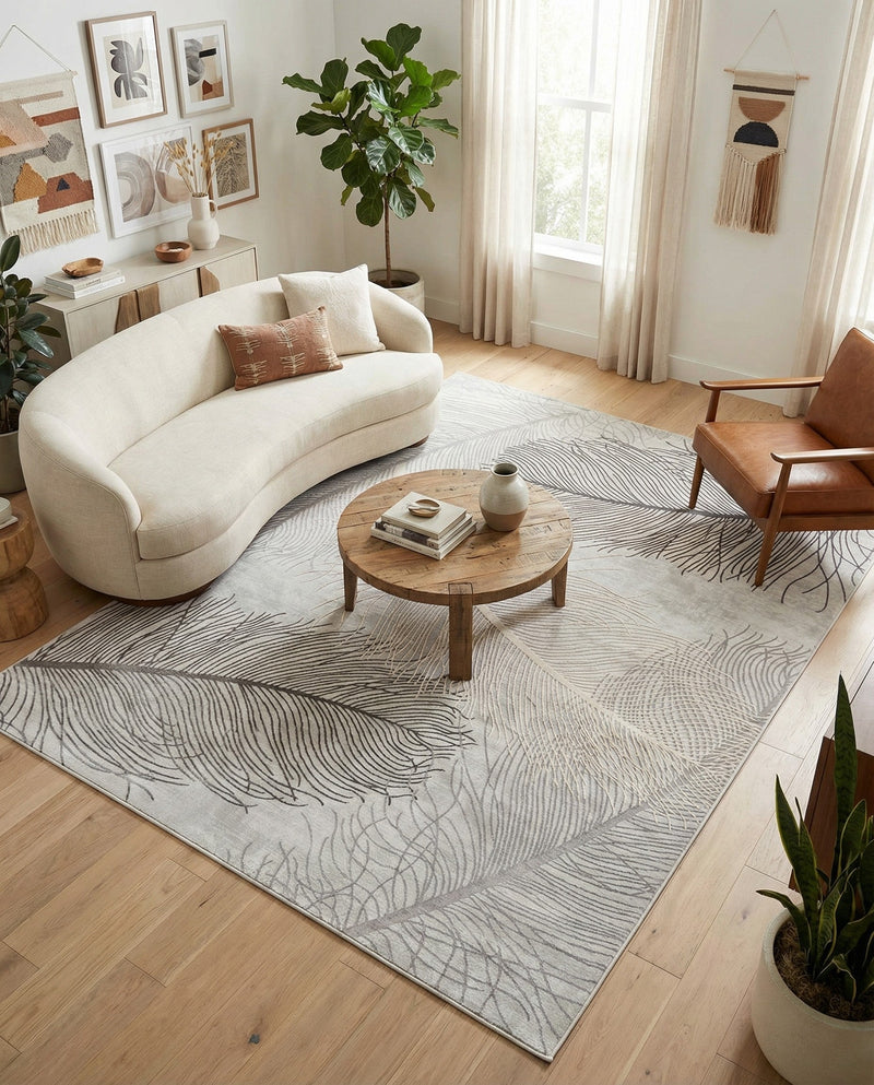 Bloomsbury Elegance Collection Area Rug -  Westminster Rectangle Gray  lifestyle 33