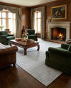 Berkshire Estate Collection Area Rug - Windsor (Grey Manor) Rectangle Grey Manor  lifestyle 10
