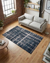 Metro Heights Collection Area Rug -  Flatiron Rectangle Navy Blue  lifestyle 20