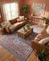 Zahara Oasis Collection Area Rug -  Fez Rectangle Blue  lifestyle 7