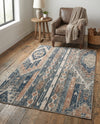 Cascade Range Collection Area Rug - Hood (Navy Blue) Rectangle Navy Blue  lifestyle 8