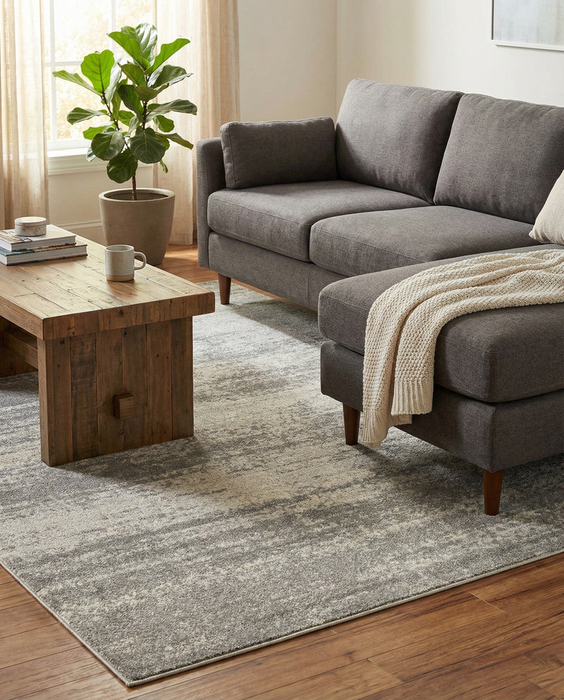 Studio Haven Collection Area Rug -  Gallery (Gray) Rectangle Gray  lifestyle 41