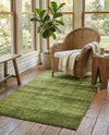Studio Haven Collection Area Rug -  Gallery (Green) Rectangle Green  lifestyle 33