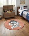 Wonder Tykes Collection Area Rug -  Harmony Round Red  lifestyle 39
