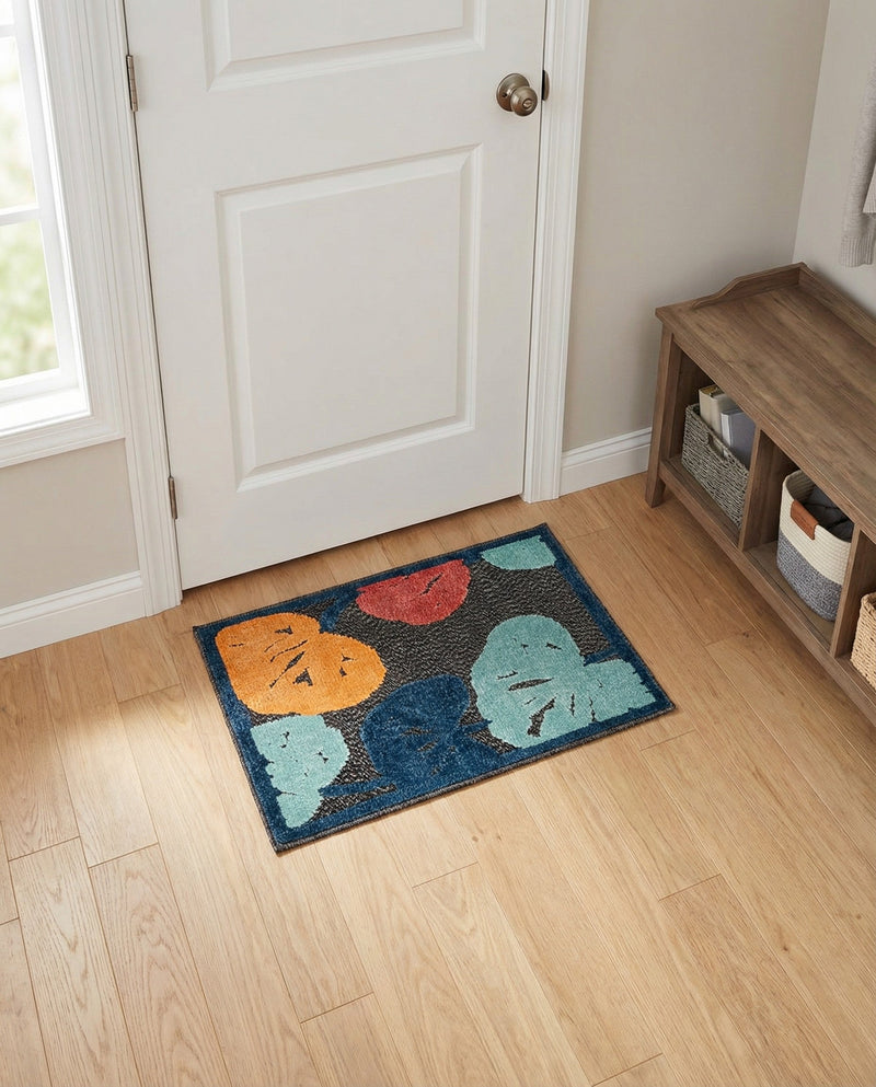 Caribbean Terrace Collection Area Rug -  Grenada Rectangle Charcoal  lifestyle 23