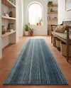 Jewel Oasis Collection Area Rug - Sapphire (Blue) Runner Blue  lifestyle 36