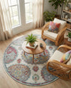 Arcadia Rugs Collection Area Rug -  Atlantis (Cream) Round Cream  lifestyle 66