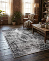 Copenhagen Comfort Collection Area Rug -  Roskilde Rectangle Gray  lifestyle 9