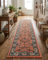 Casablanca Tapestry Collection Area Rug -  Marrakech (Salmon) Runner Salmon  lifestyle 54