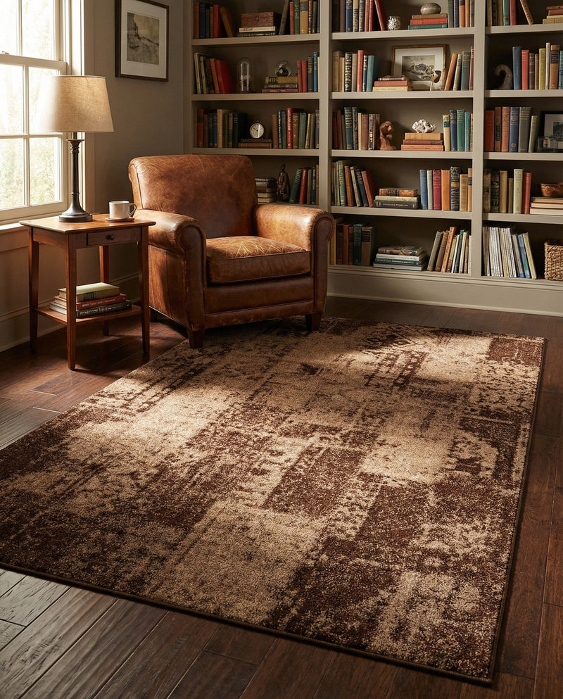 Autumn Meadow Collection Area Rug -  Harvesthill Rectangle Brown  lifestyle 13