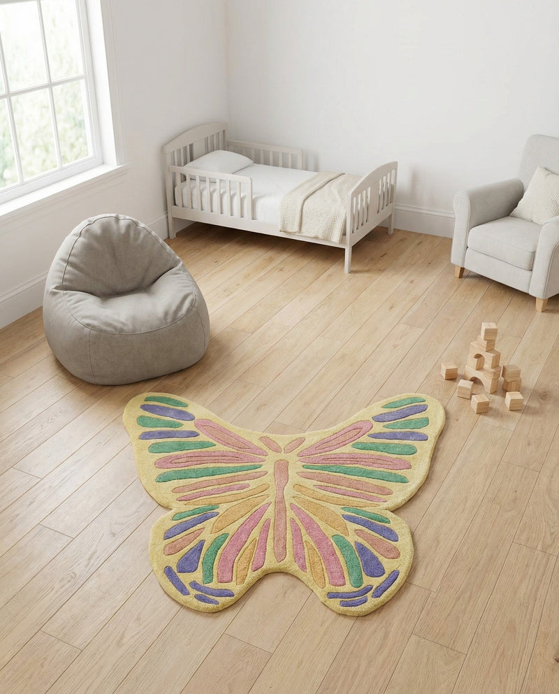 Whimsy Wonders Wool Collection Area Rug -  Ocean Rectangle Multi  lifestyle 6