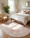 Cambridge Classics Collection Area Rug -  Magdalene (Pink) Oval Pink  lifestyle 57