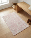Brighton Stripes Collection Area Rug - Sussex (Pink) Rectangle Pink  lifestyle 9