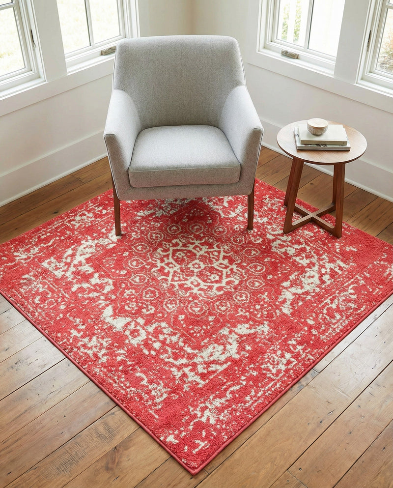 Georgetown Rugs Collection Area Rug - Dupont (Pink) Square Pink  lifestyle 65