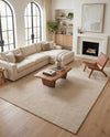 Nordic Loom Geometric Collection Area Rug - Oslo Rectangle Pearl Ivory  lifestyle 69