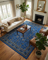 Isfahan Elegance Collection Area Rug - Naghsh-e Jahan (Dark Blue) Rectangle Dark Blue  lifestyle 16
