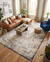 Coastal Manor Collection Area Rug -  Tidewater Rectangle Cream  lifestyle 3
