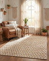 Osian Looms Collection Area Rug - Mumbai Rectangle White  lifestyle 27