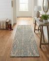 Savannah Threads Collection Area Rug -  Kalahari Runner Antique Blue  lifestyle 48