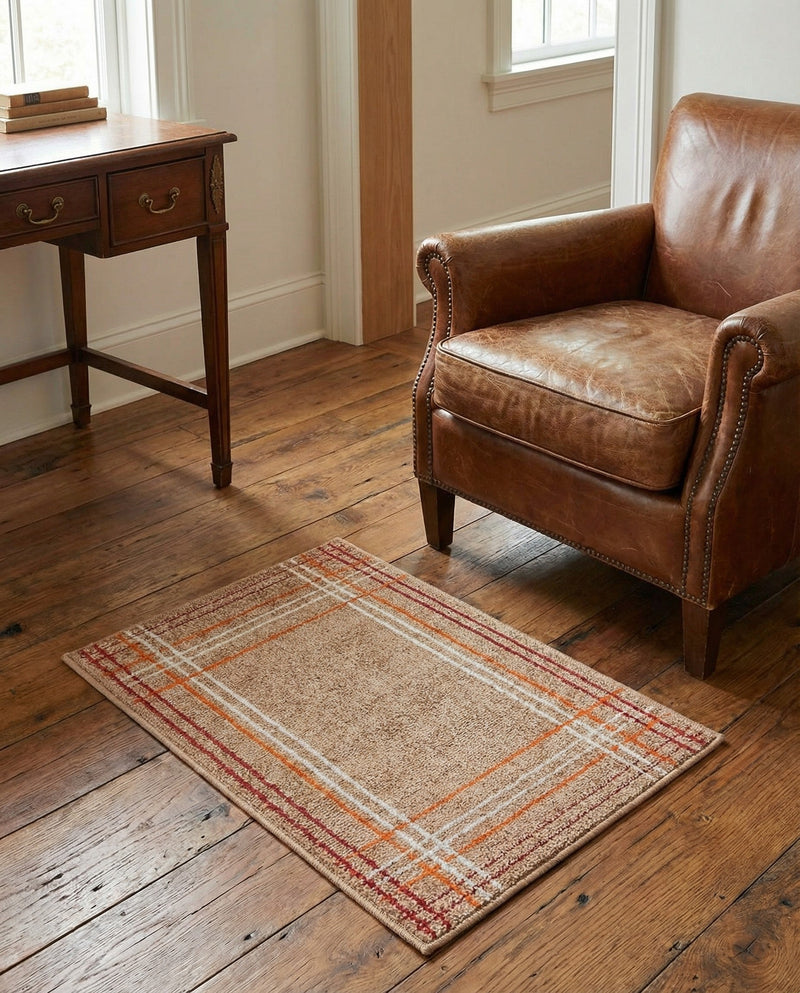Autumn Meadow Collection Area Rug -  Pumpkinpatch Rectangle Light Brown  lifestyle 10