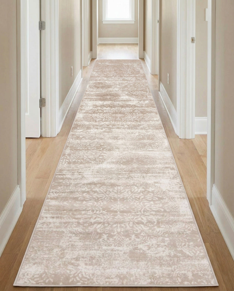 Riviera Elegance Collection Area Rug -  Monaco (Beige) Runner Beige  lifestyle 19