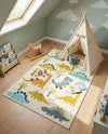 Wonder Tykes Collection Area Rug -  Pastiche Rectangle Ivory  lifestyle 7