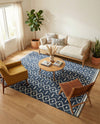 Copenhagen Edge Collection Area Rug -  Tivoli Rectangle Blue  lifestyle 36