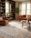 Coastal Haven Collection Area Rug -  Harborview Rectangle Multi  lifestyle 57