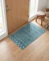 Garden Lattice Charm Collection Area Rug -  Pergola (Aqua) Rectangle Aqua  lifestyle 17