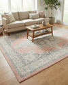 Beverly Grove Collection Area Rug -  Fairfax (Rose) Rectangle Rose  lifestyle 14