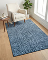 Aegean Elegance Washables Collection Area Rug -  Mykonos Rectangle Navy Blue  lifestyle 49