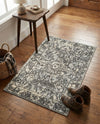 Horizon Collection Area Rug -  Zenith Rectangle Gray  lifestyle 34