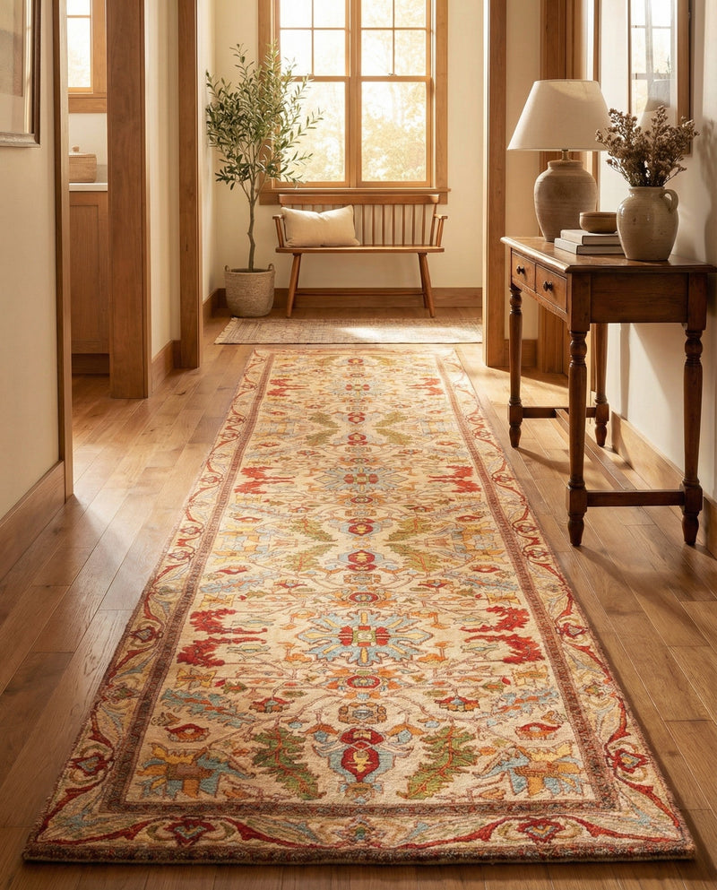Bazaar Chic Collection Area Rug -  Tetouan Runner Beige  lifestyle 44