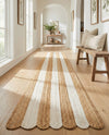 Serenity Braided Jute Collection Area Rug - Luna Runner Natural and Ivory  lifestyle 51