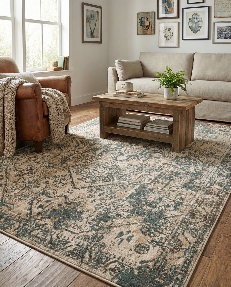 Gobi Sands Collection Area Rug -  Turpan Rectangle Multi  lifestyle 13