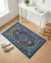 Caribbean Cove Collection Area Rug -  Mustique Rectangle Navy Blue  lifestyle 12