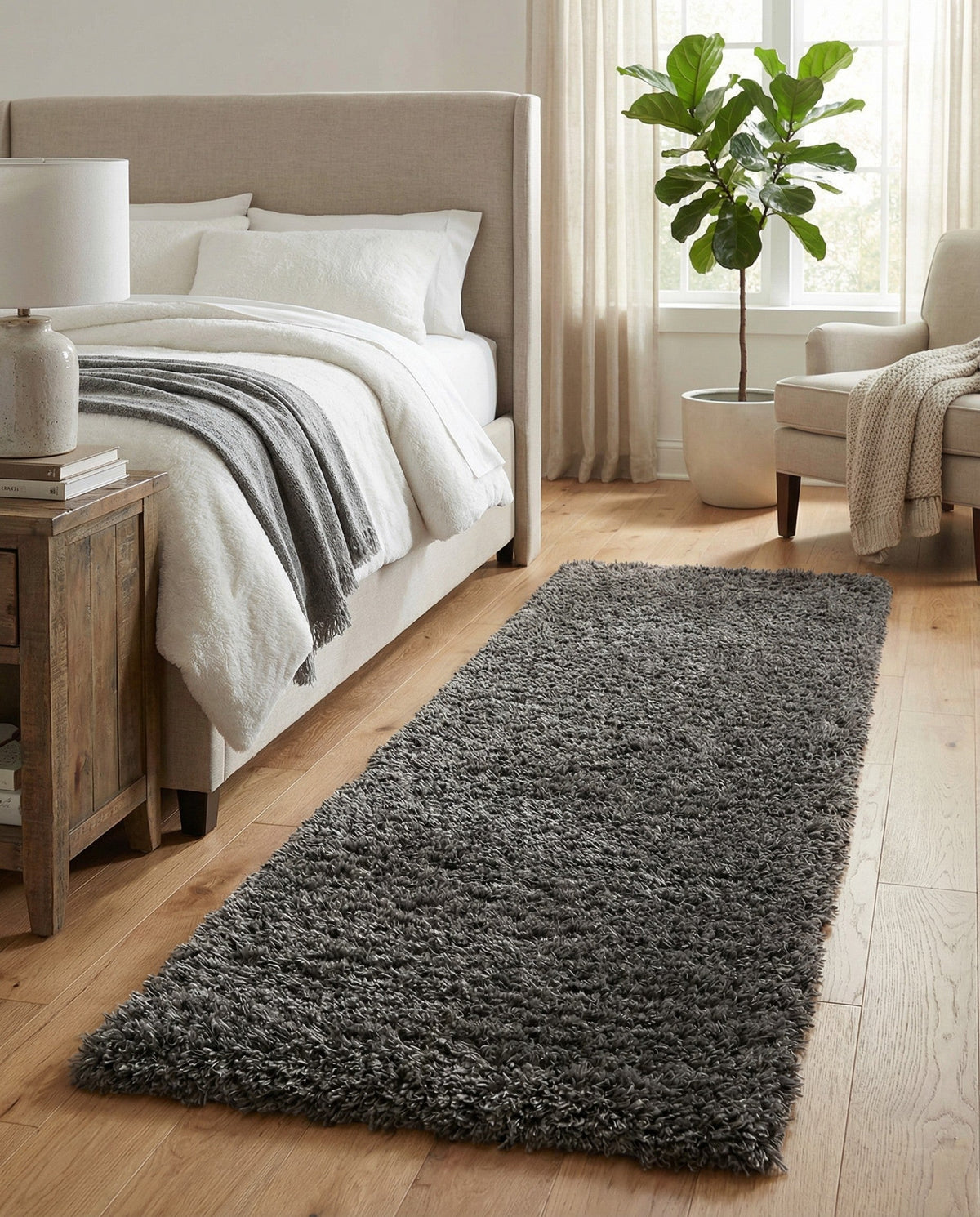 Majestic Manor Collection Area Rug - Versailles (Slate) Runner Slate  lifestyle 89