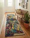 Autumnal Tapestry Collection Area Rug - Harvestville Runner Multi  lifestyle 70