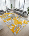 Meadow Breeze Collection Area Rug -  Clover Rectangle Yellow  lifestyle 53